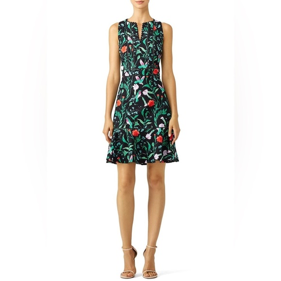 Kate Spade New York Jardin Tile Jacquard Dress - Picture 2 of 12